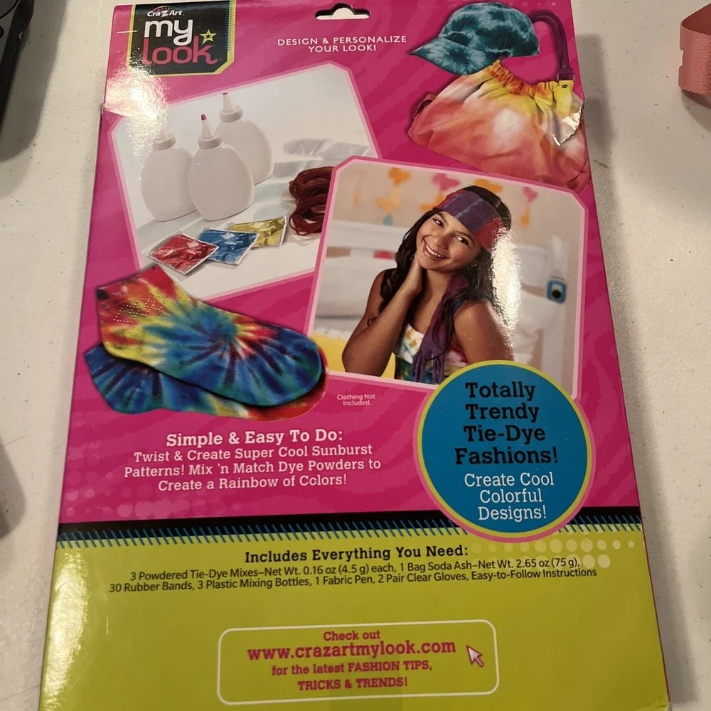 CraZArt My Look Tie Dye Kit Totally Tie-Dye Clothing Not‎ Included